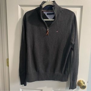 Tommy Hilfiger Quarterzip Grey Sweater